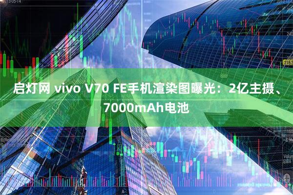 启灯网 vivo V70 FE手机渲染图曝光：2亿主摄、7000mAh电池